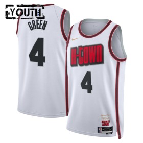 Dres Houston Rockets Jalen Green Nike 2024-25 City Edition Bijela Swingman - Dječji